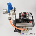 SS304 SS316L Stainless Steel CF8M Full Bore Encapsulate PTFE Pneumatic And Electric Ball Valves