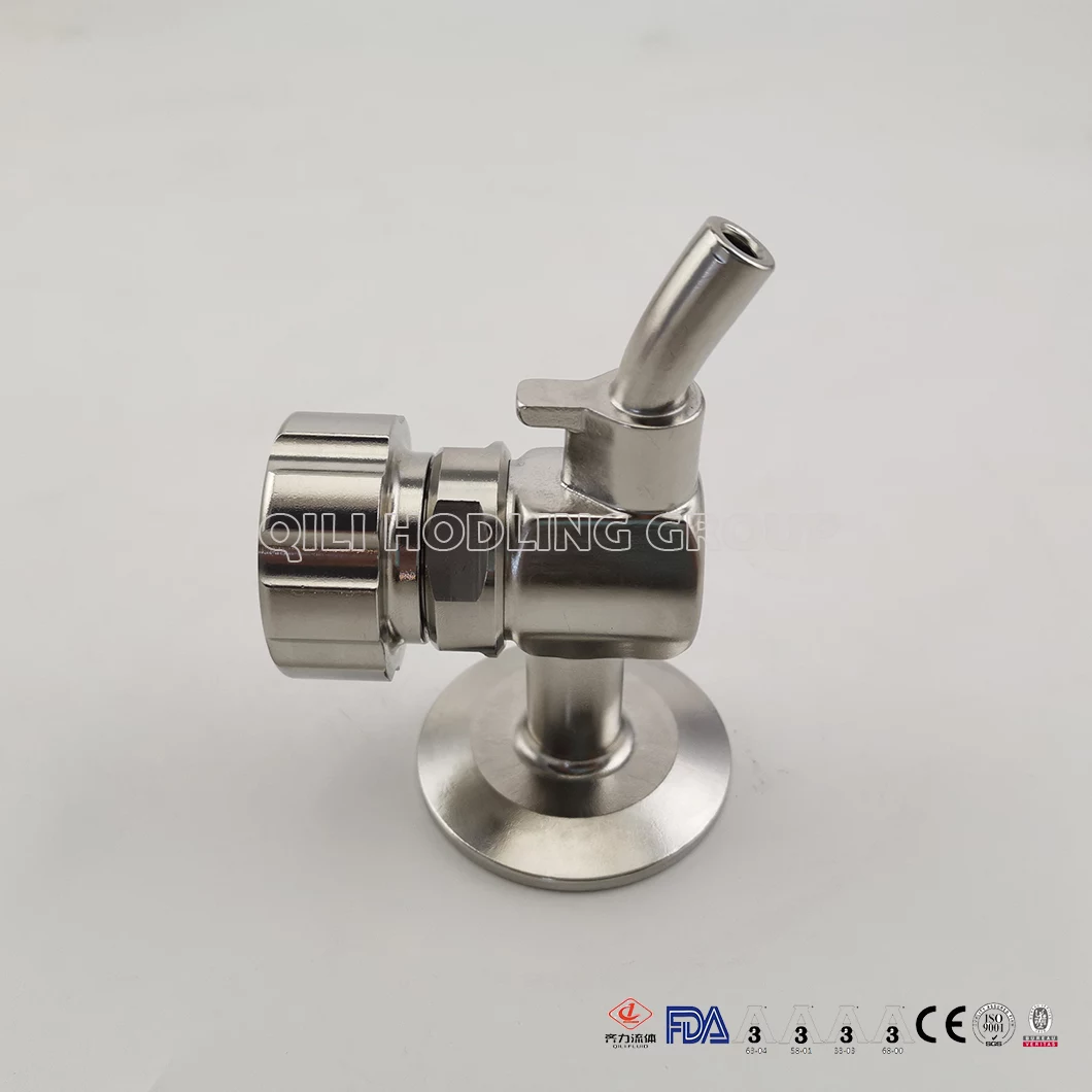 SS304 Tank Accessories Tri-Clamp Sample Valve