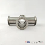 Stainless Steel Food Grade Hygienic Sanitary Pharma Clamp Elbow Tube Pipe Fitting