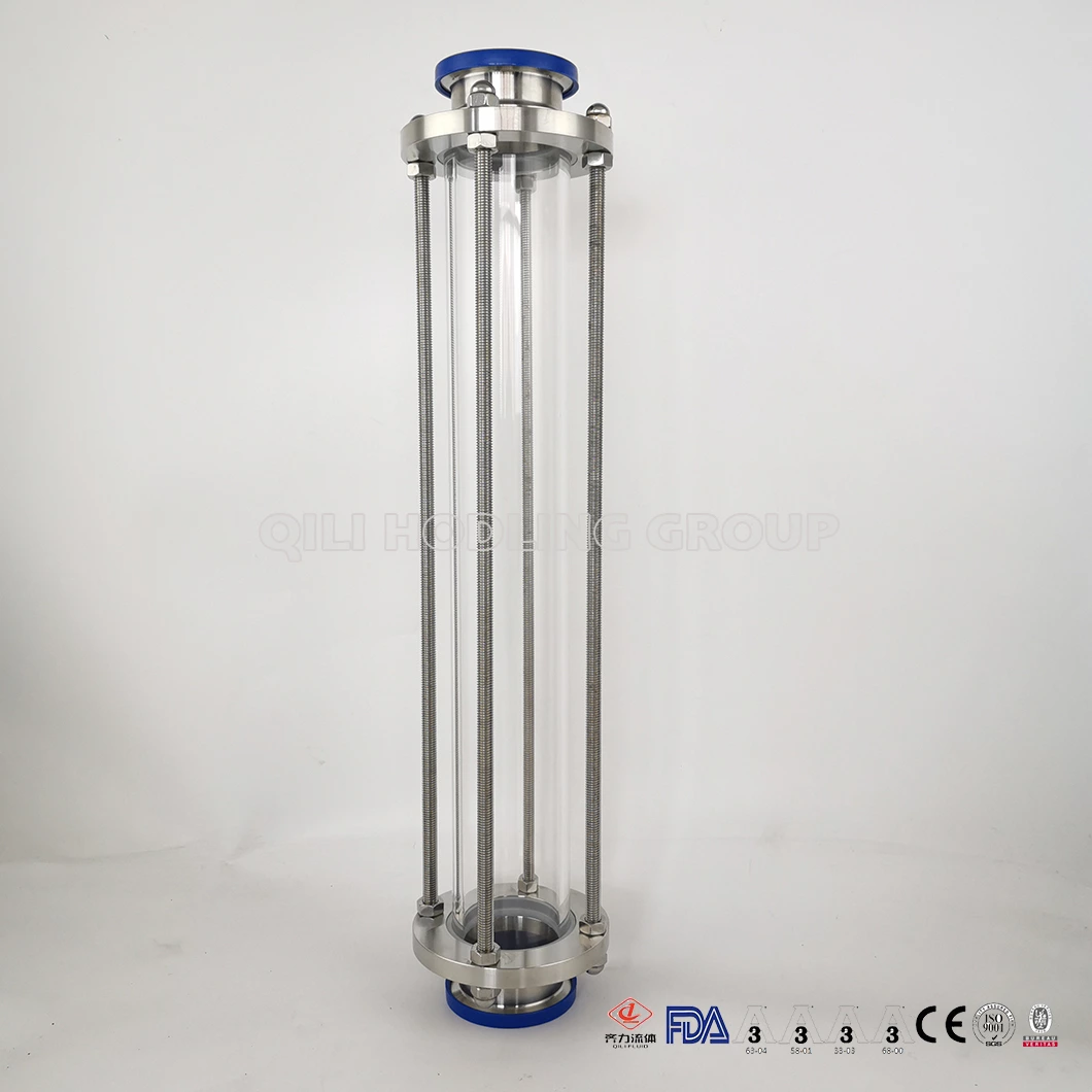 Stainless Steel Long Style Sight Glass Observe Sanitary Fluid