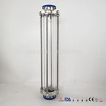 Stainless Steel Long Style Sight Glass Observe Sanitary Fluid