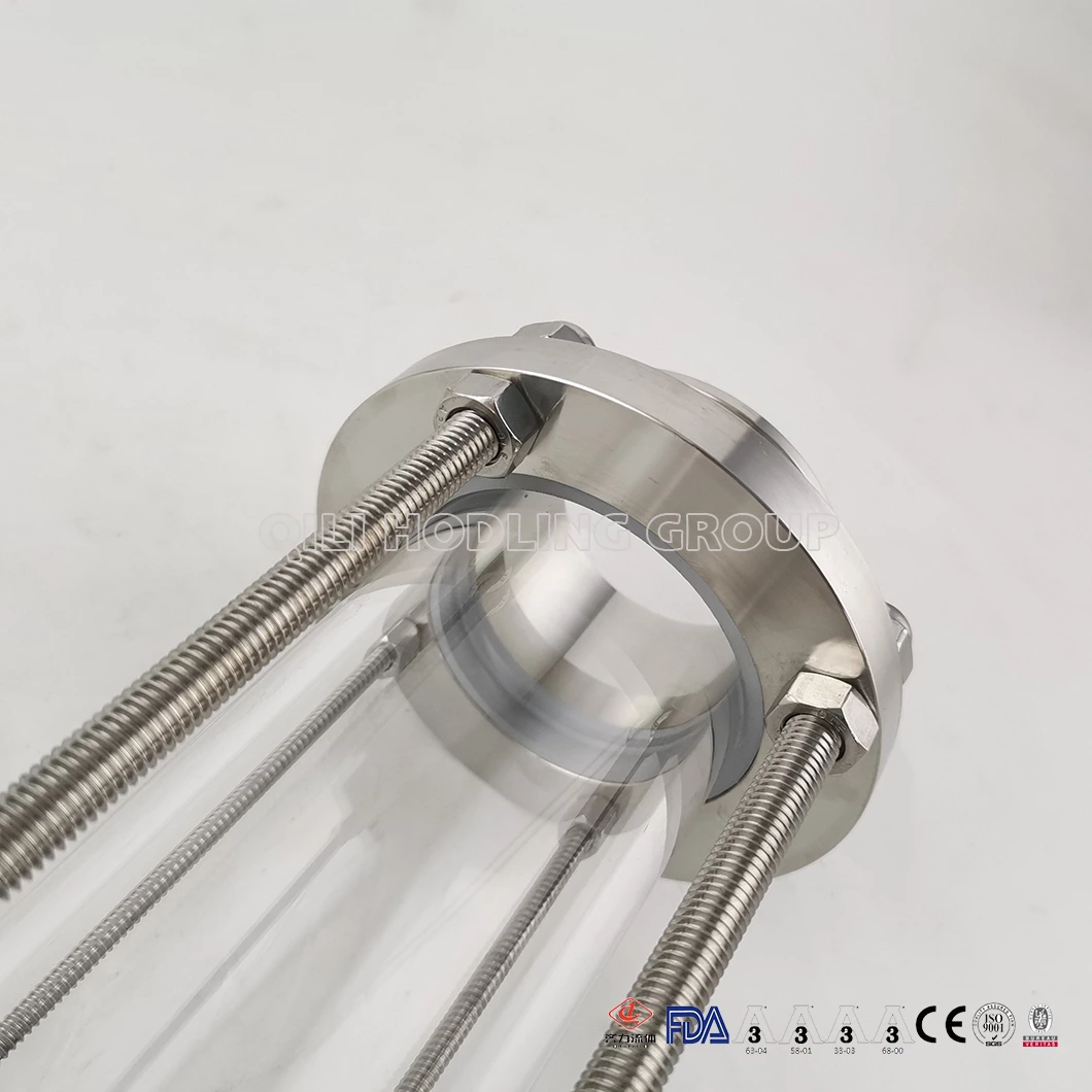 Stainless Steel Long Style Sight Glass Observe Sanitary Fluid