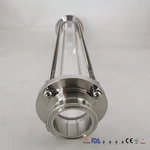 Stainless Steel Long Style Sight Glass Observe Sanitary Fluid