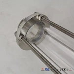 Stainless Steel Long Style Sight Glass Observe Sanitary Fluid