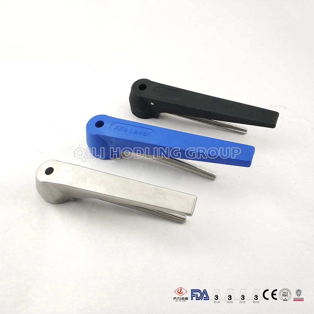 Stainless Steel Sanitary Multi Position Butterfly Valve Handle with Gear
