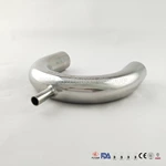 Stainless Steel Sanitary U Return Welded Reducing Tee