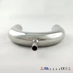 Stainless Steel Sanitary U Return Welded Reducing Tee