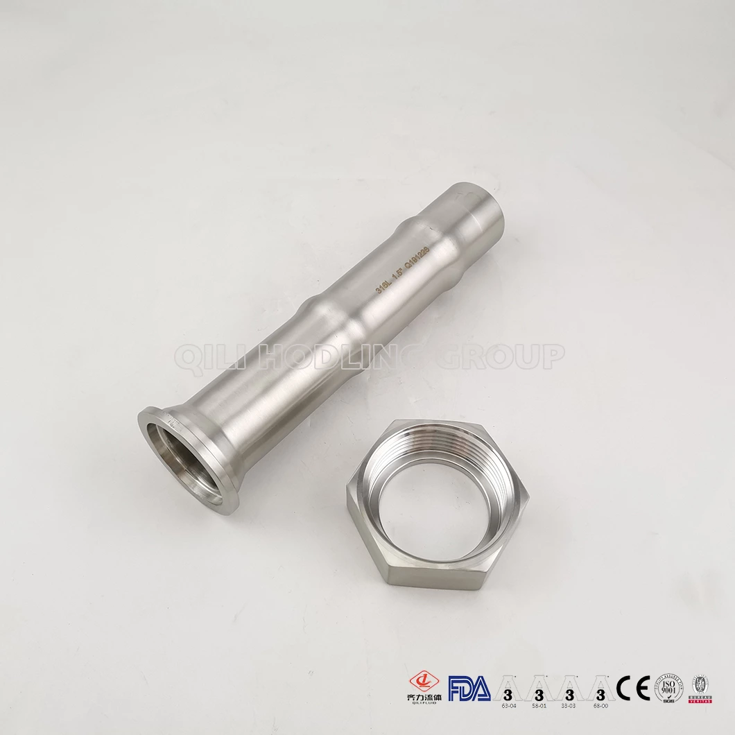 Stainless Steel SS304 SS316 RJT Nut Double Loop Pipe