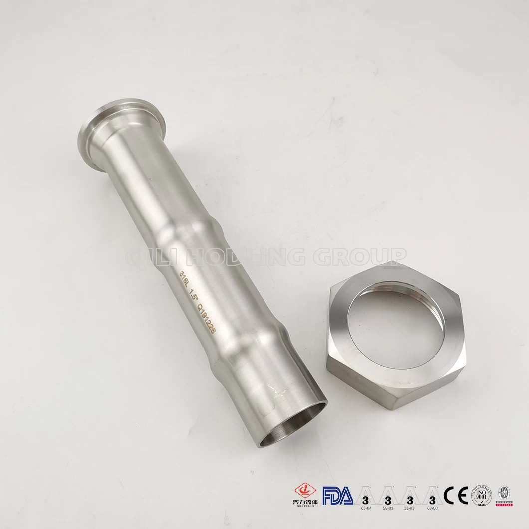 Stainless Steel SS304 SS316 RJT Nut Double Loop Pipe