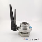 Stainless Steel Ss304 Ss316L RJT Thread Union Butterfly Valve