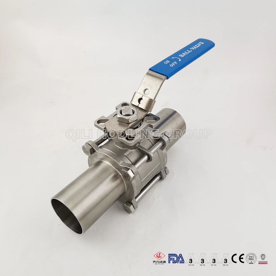 Stainless Steel Two Way Long Length Encapsulated Weld End Ball Valve