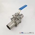 Stainless Steel Two Way Long Length Encapsulated Weld End Ball Valve