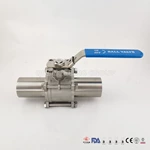 Stainless Steel Two Way Long Length Encapsulated Weld End Ball Valve
