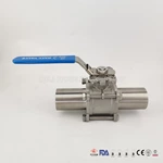 Stainless Steel Two Way Long Length Encapsulated Weld End Ball Valve