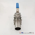 Stainless Steel Two Way Long Length Encapsulated Weld End Ball Valve