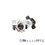 Tube Hex Hangers with white PVC inside without hole , serial B24PS