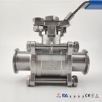 Two Way Sanitary Encapsulated Seat Ball Valve