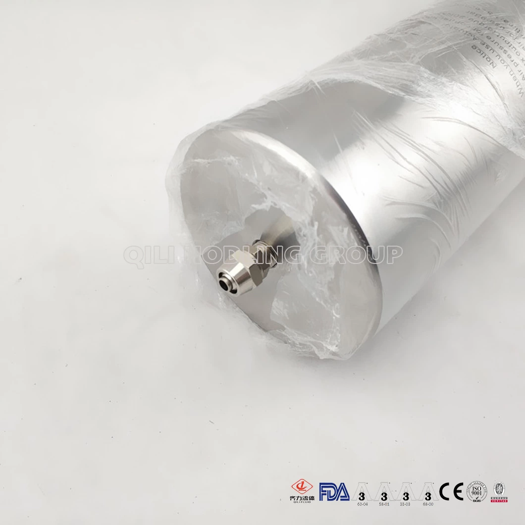 Welding/Thread/Clamped Stainless Steel 304/316L Food Grade Pneumatic Butterfly Valve