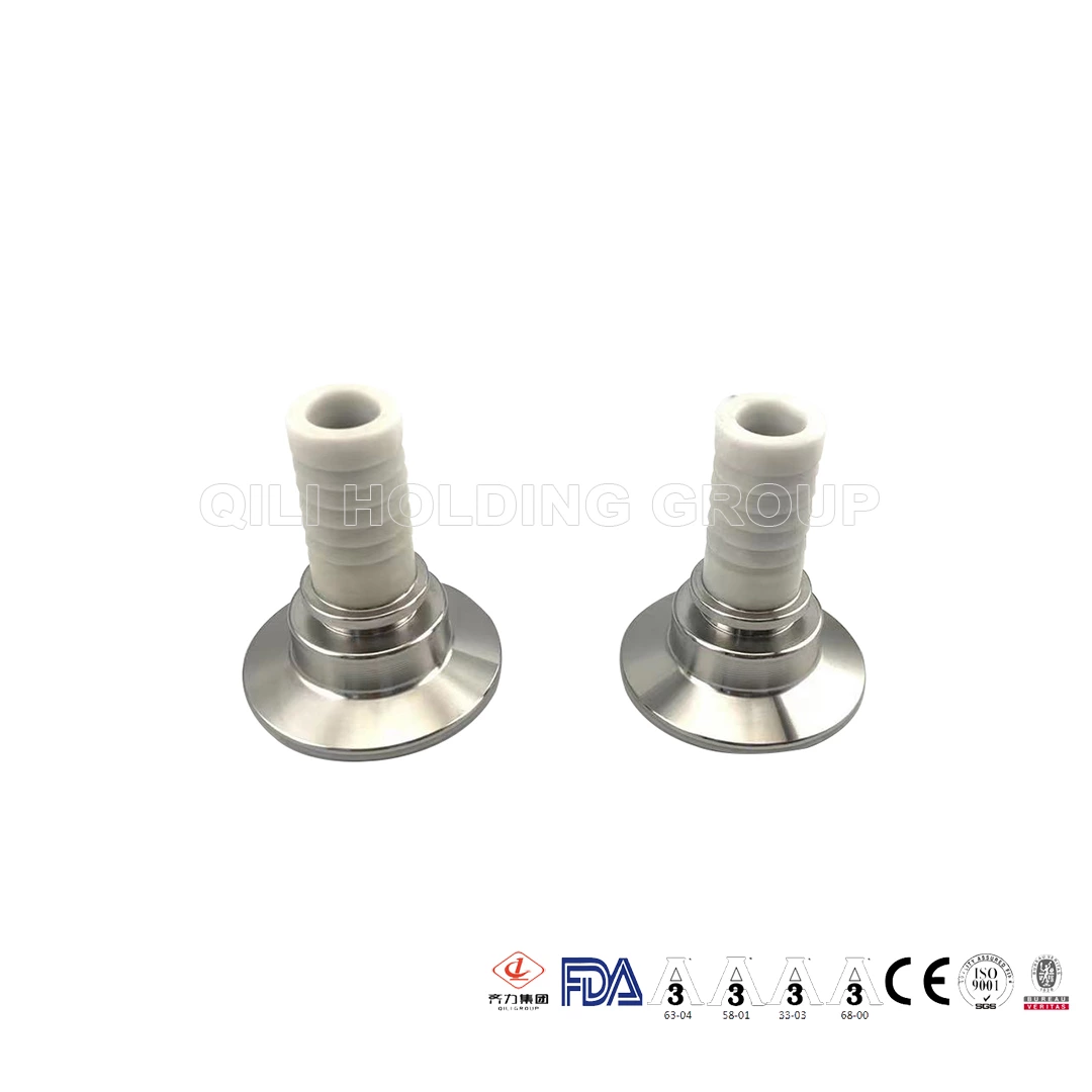hygienic Clamp Ferrule with Hose Nozzle