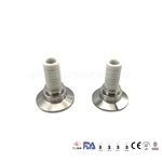 hygienic Clamp Ferrule with Hose Nozzle
