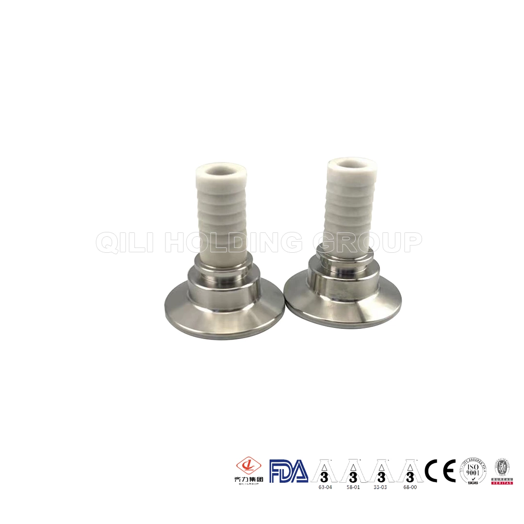 hygienic Clamp Ferrule with Hose Nozzle