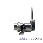 hygienic SS304 ss316L sampling valves