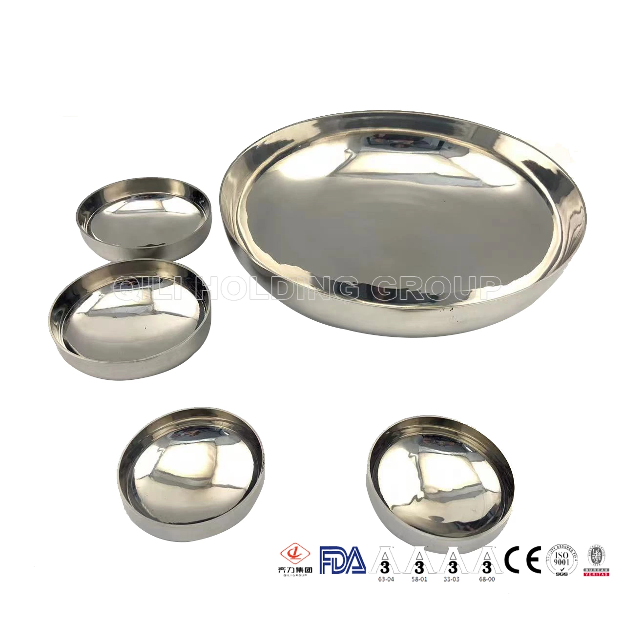 sanitary stainless steel end cap