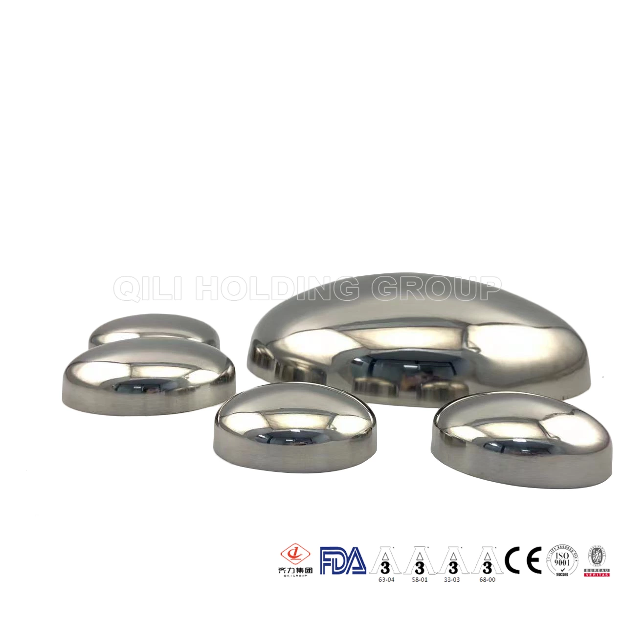 sanitary stainless steel end cap