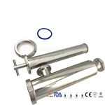 hygienic Flow Control threaded Angle Type Filter