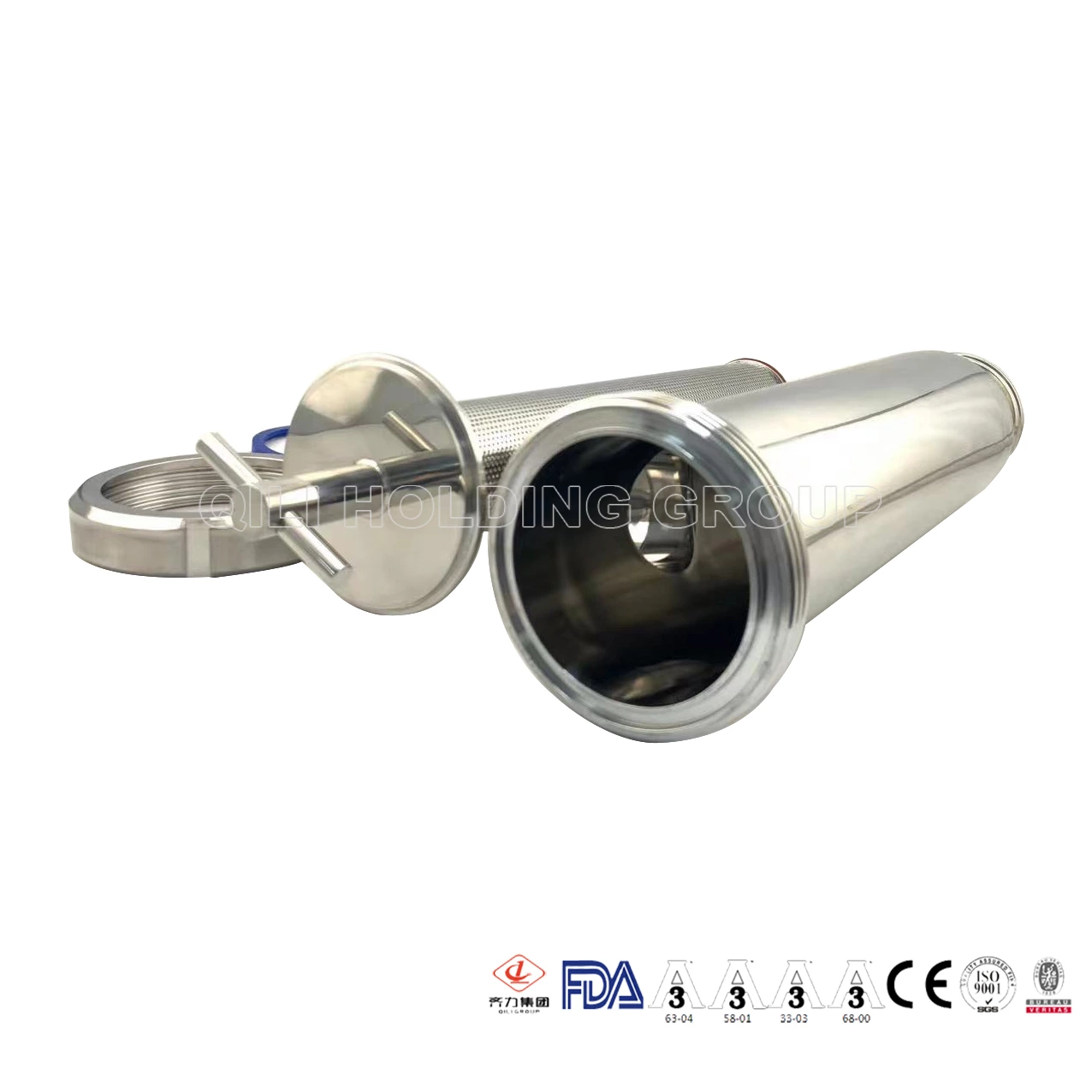 hygienic Flow Control threaded Angle Type Filter