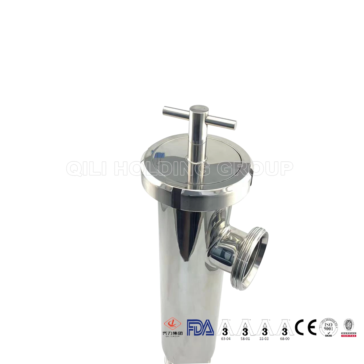 hygienic Flow Control threaded Angle Type Filter