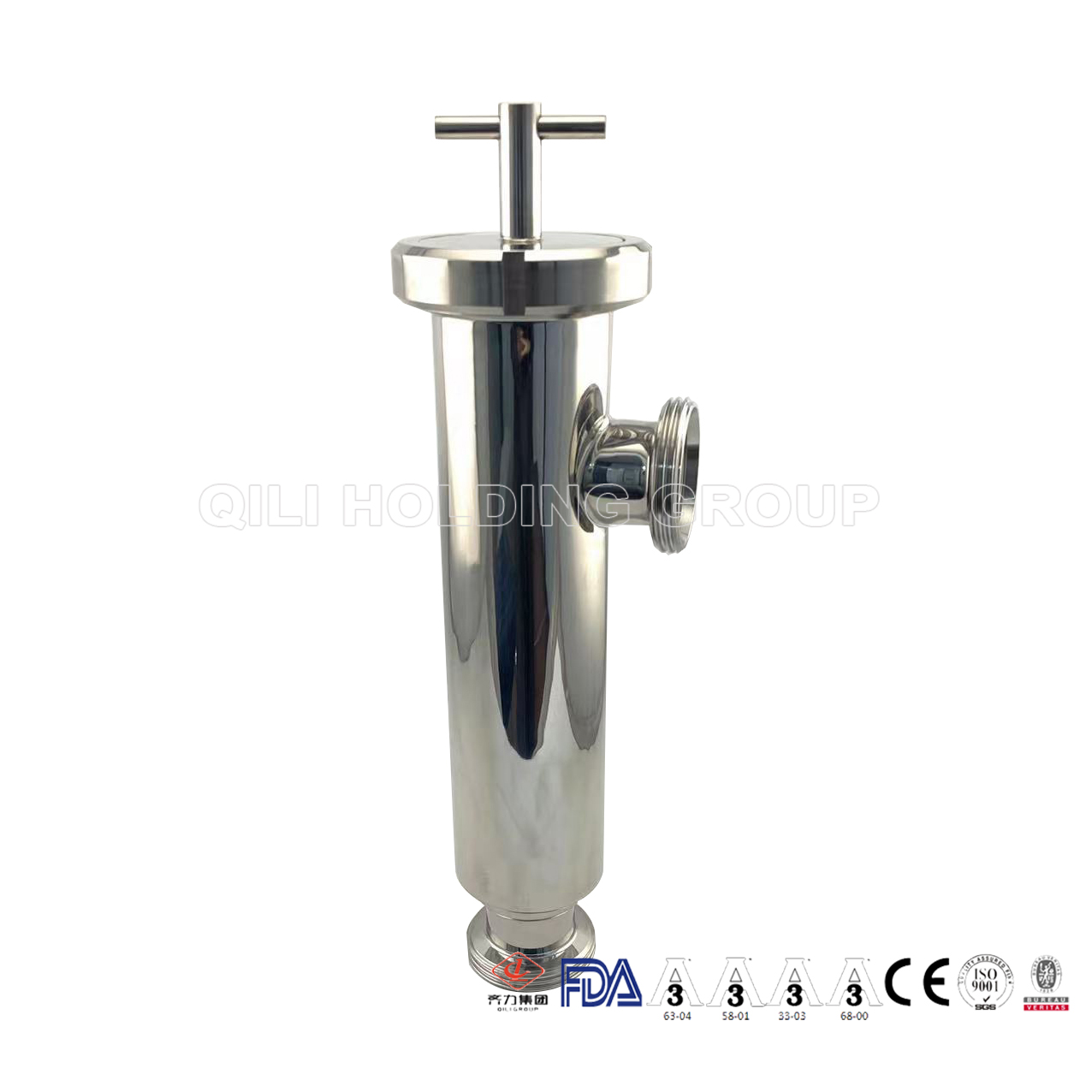 hygienic Flow Control threaded Angle Type Filter