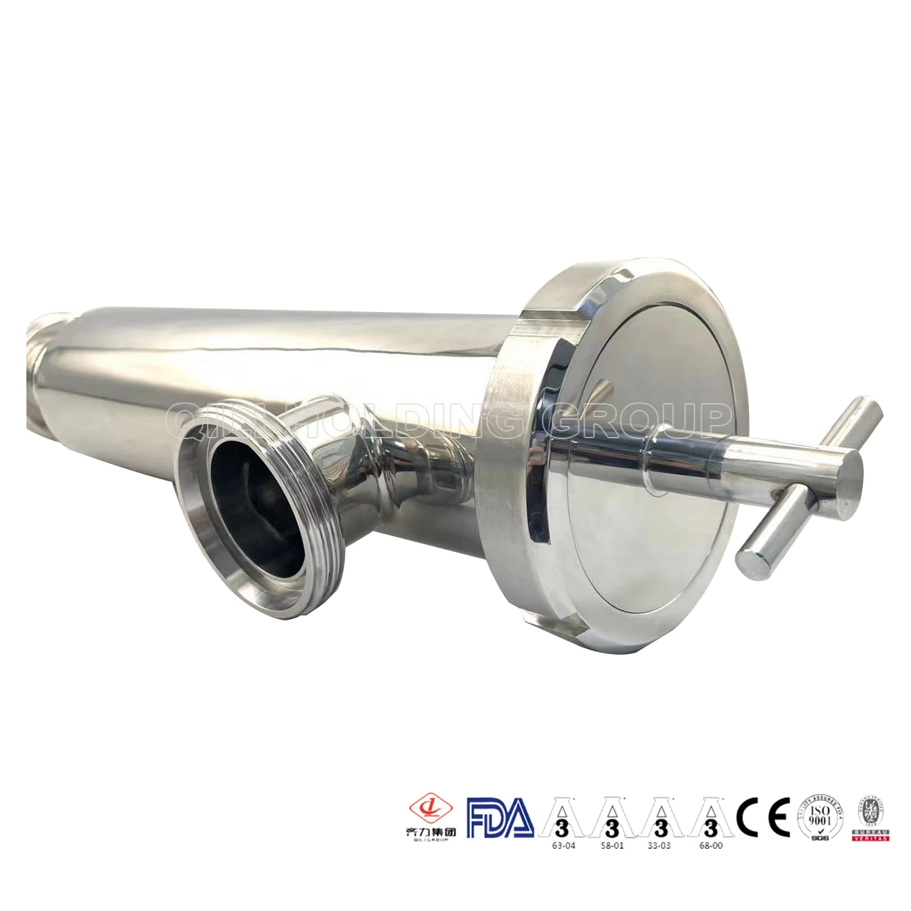 hygienic Flow Control threaded Angle Type Filter