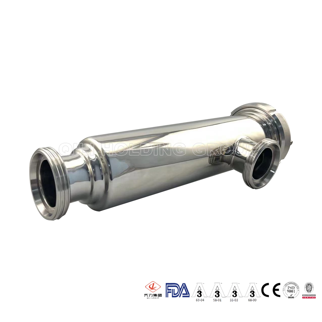 hygienic Flow Control threaded Angle Type Filter