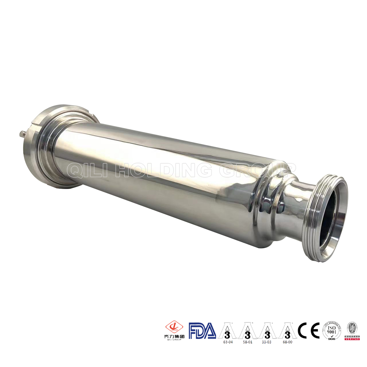 hygienic Flow Control threaded Angle Type Filter