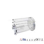 customized large size sight glasses with tri-clamp ferrules