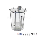 customized large size sight glasses with tri-clamp ferrules