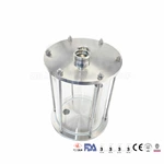 customized large size sight glasses with tri-clamp ferrules