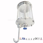 customized sight glass large size with faucet
