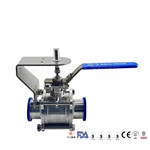 sanitary ball valves with bracket