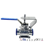 sanitary ball valves with bracket
