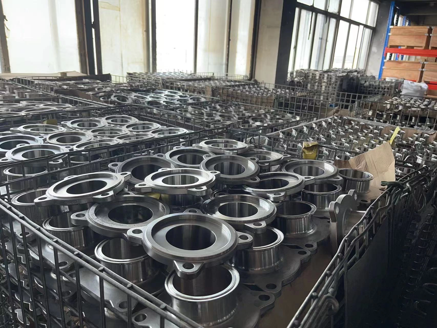 Large quantities of ball valve blanks arrive for the production of three-piece ball valves