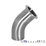 ASME BPE fittings S2KKW 45 DEGREE ELBOW TANGENT WELD END X CLAMP