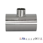 ASME BPE fittings S7RWWW REDUCING TEE TANGENT WELD ENDS
