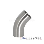 ASME BPE fittings S2KS 45 DEGREE ELBOW TANGENT WELD ENDS