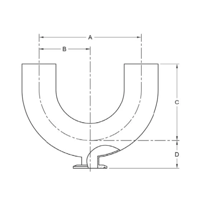 ASME BPE fittings S2UBWWK BOTTOM OUTLET USE POINT
