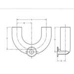ASME BPE fittings S2USWWK SIDE OUTLET USE POINT
