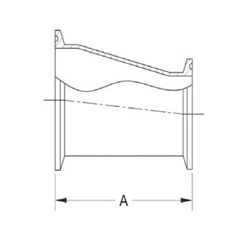 ASME BPE fittings S32 14MP ECCENTRIC REDUCER, CLAMP ENDS