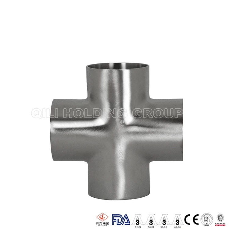 ASME BPE fittings S9WWWW CROSS, TANGENT WELD ENDS