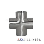 ASME BPE fittings S9WWWW CROSS, TANGENT WELD ENDS